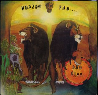 Jah Lion Praise Jah UK Orig LP ►♫