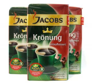 Jacobs Kroenung Decaf Ground Coffee 500g 17 6oz Premium German Arabica