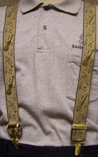 Suspenders Jacquard Weave 1 3 8x48 Fully Elastic Musical Instruments
