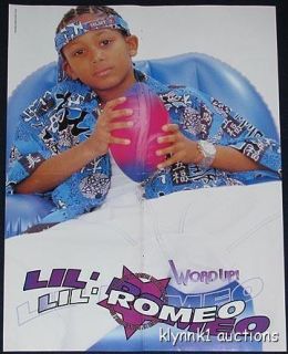 Lil Romeo Centerfold Poster 1013A Bow WOW on Back