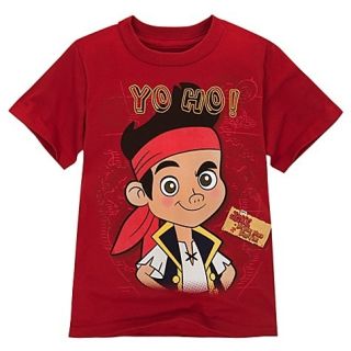  Jake and The Never Land Pirate Boys Red T Tee Shirt New