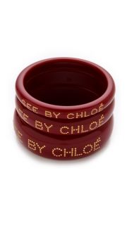 See by Chloe Logo Bangle Set