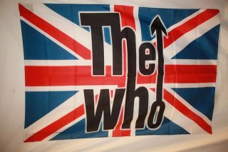 The Who Union Jack Townsend Daltry Cloth Poster Flag