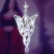Arwen evenstar pendant necklace Lord of the Rings LOTR Fairy Princess