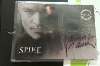 Buffy the Vampire Slayer james marsters as spike Autographed PW card