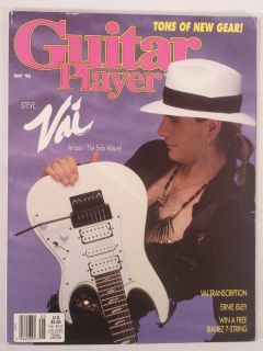 Steve Vai Guitar Player Mag May 1990 James Blood Ulmer