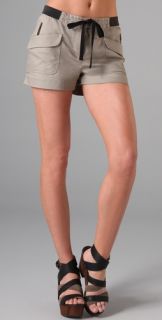 Charlotte Ronson Elastic Waist Shorts