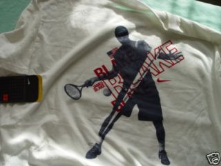 New Nike DriFit James Blake Tennis T Shirt Sz L