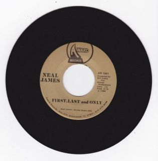  Modern Northern Soul 45 NEAL JAMES First, Last And Only AWARD 1041