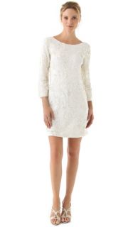 Marchesa Sequined Tunic Dress
