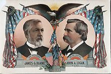 1893 Boston Memoriam James G Blaine Civil War Politics