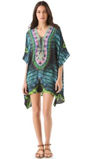 Camilla Short Lace Up Caftan Cover Up
