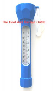  Thermometer, Blue w/ String Cord for Swimming Pool Spa Hot Tub Jacuzzi