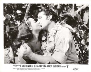 Jane Powell Dana Andrews Enchanted Island Orig 1958