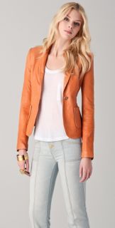 Rachel Zoe Sullivan II Leather Suit Jacket