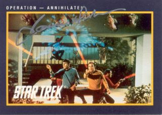 James Doohan Star Trek Trading Card Autographed