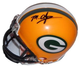 Jennings Signed Auto Green Bay Packers Mini Helmet Riddell