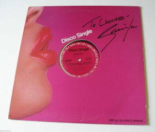 Janis Ian Signed Cover 1979 Columbia 12 Single Fly Too High B w Night