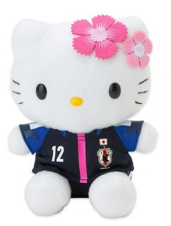 Hello Kitty x Nadeshiko Japan Football Soccer Medium Plush Doll key