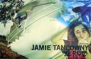 New Zero Skateboard Poster Keegan Sauder Jamie Tancowny