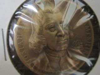 Collectible Josiah Bartlett Medallic Coin Art Bronze