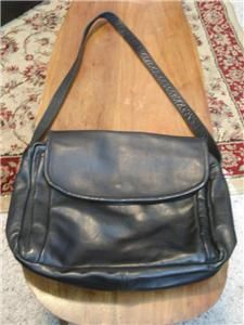Pattie Jarrell Black Leather Handbag