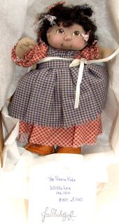 JAN SHACKELFORD SOFT SCULPT 9 5 HAND MADE CLOTH WILLIE LEE DOLL NEW