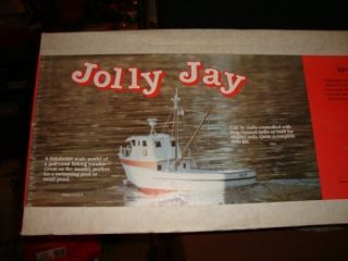 Dumas RC Wood Model Jolly Jay Fishing Boat Kit New in Box