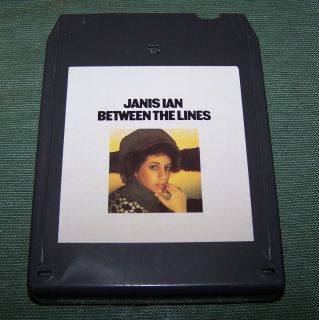 Janis Ian Between The Lines 8 Track Tape Tested