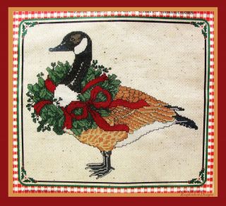 Holiday Cross Stitch Janlynn Christmas GOOSE Gloria Pat Kit