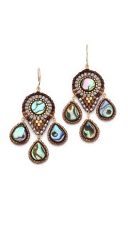 Miguel Ases Abalone Drop Earrings