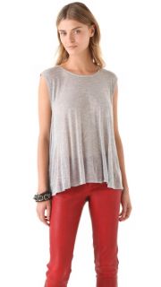 AIR by alice + olivia Cinch Back Top