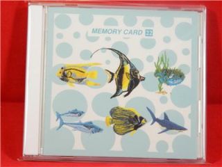 Janome Embroidery Machine Card 22 Fish Series Memory Craft 8000 New