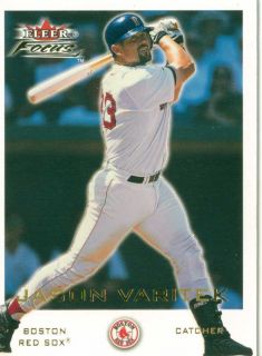 2001 Fleer Focus 90 Jason Varitek Red Sox