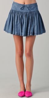 Laurence Dolige Macaron Chambray Skirt