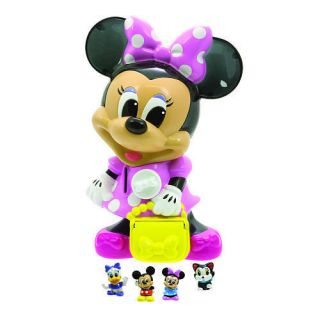 Squinkies Disney Pretty in Pink Minnie Mouse Dispenser includes 4