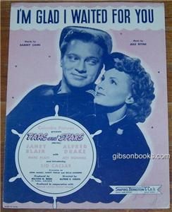  for You from Tars and Spars starring Janet Blair 1945 Music