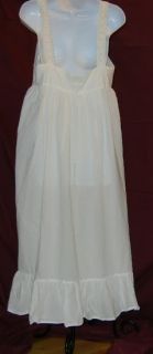 Victoria Secret White Baby Doll Lingerie Nightgown MIDI Tank Shirt