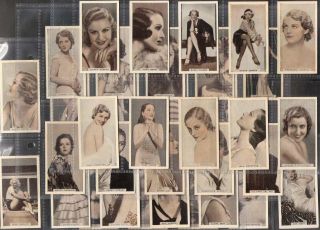  Cards Beauties 1936 Mae West Dietrich Ginger Rogers Jean Harlow