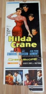 1956 Hilda Crane Movie Insert Grade 2 5 Jean Simmons