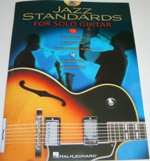Jazz Standards Solo Guitar Book CD Chord Melody Songs