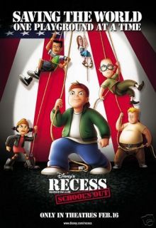 Recess Schools Out OS Movie Poster Disney Jason Davis