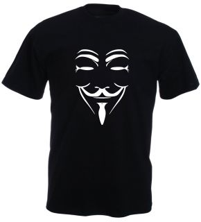 Tee Shirt Neuf Masque Vendetta Personnalisable Personnalise Taille s