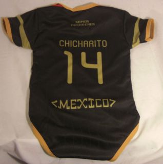  Baby Body Suit Onesis Chicharito Black Javier Hernandez 14 New