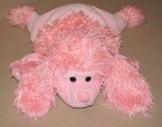 15 Jay at Play Microbead Pink French Poodle Puppy Dog Plush Pillow