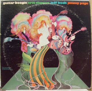 Eric Clapton Jeff Beck Jimmy Page Guitar Boogie LP VG