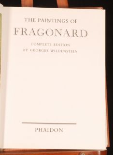 1960 The Paintings on Fragonard by Georges Wildenstein