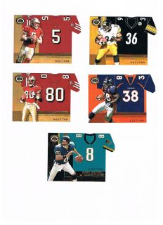 Pacific Dynagon Football Big Numbers insert card of #15 Jeff Garcia