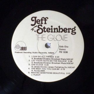 Jeff Steinberg The Glove LP USA Pinebrook