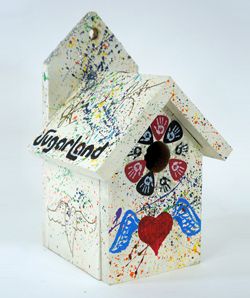 Free The Birds Birdhouse Designed and Signed by Sugarland